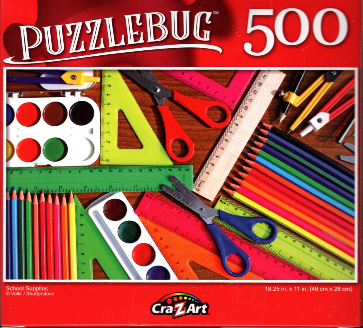 School Supplies - 500 Pieces Jigsaw Puzzle