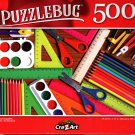 School Supplies - 500 Pieces Jigsaw Puzzle School Supplies - 500 Pieces Jigsaw Puzzle