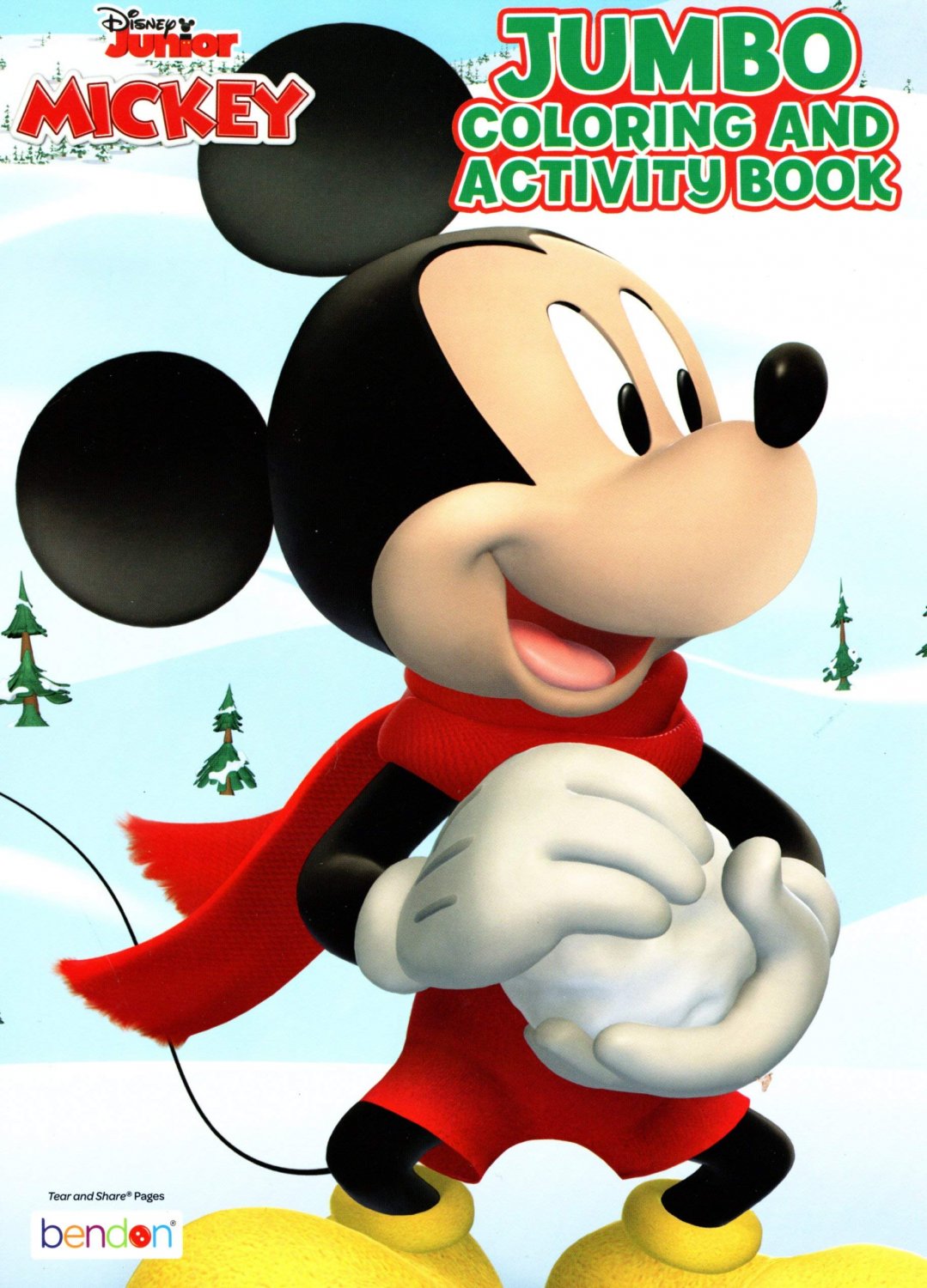 Disney Junior Mickey - Christmas Edition Holiday - Jumbo Coloring ...