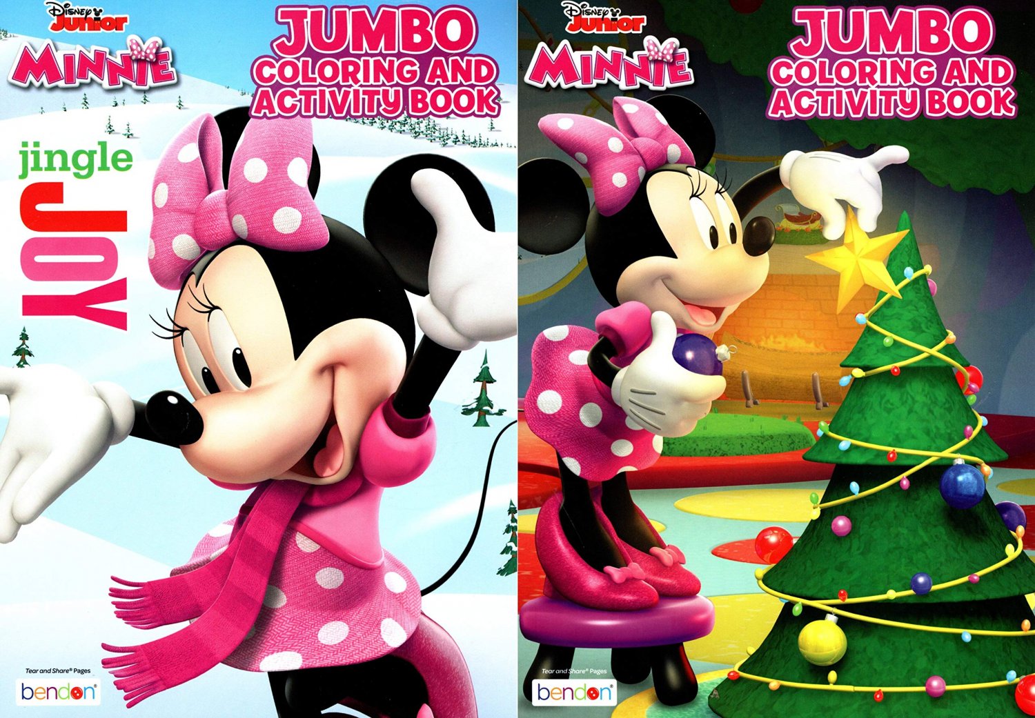 Disney Junior Minnie - Christmas Edition Holiday - Jumbo Coloring ...
