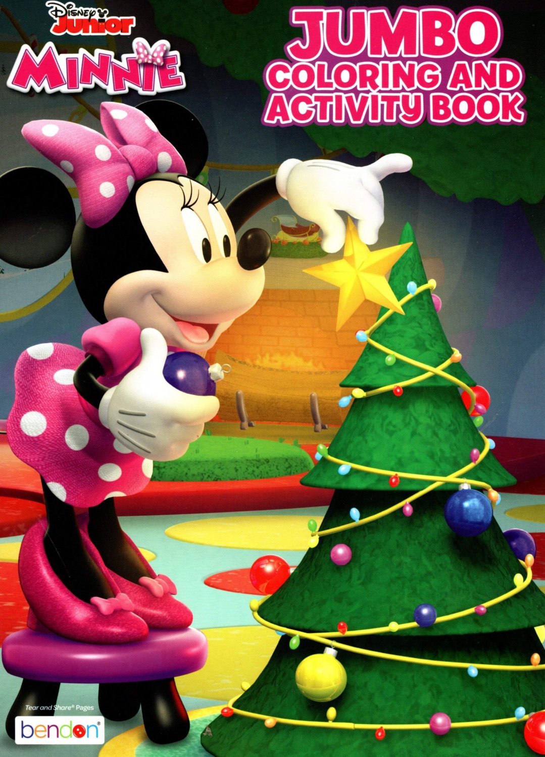 Disney Junior Minnie - Christmas Edition Holiday - Jumbo Coloring ...