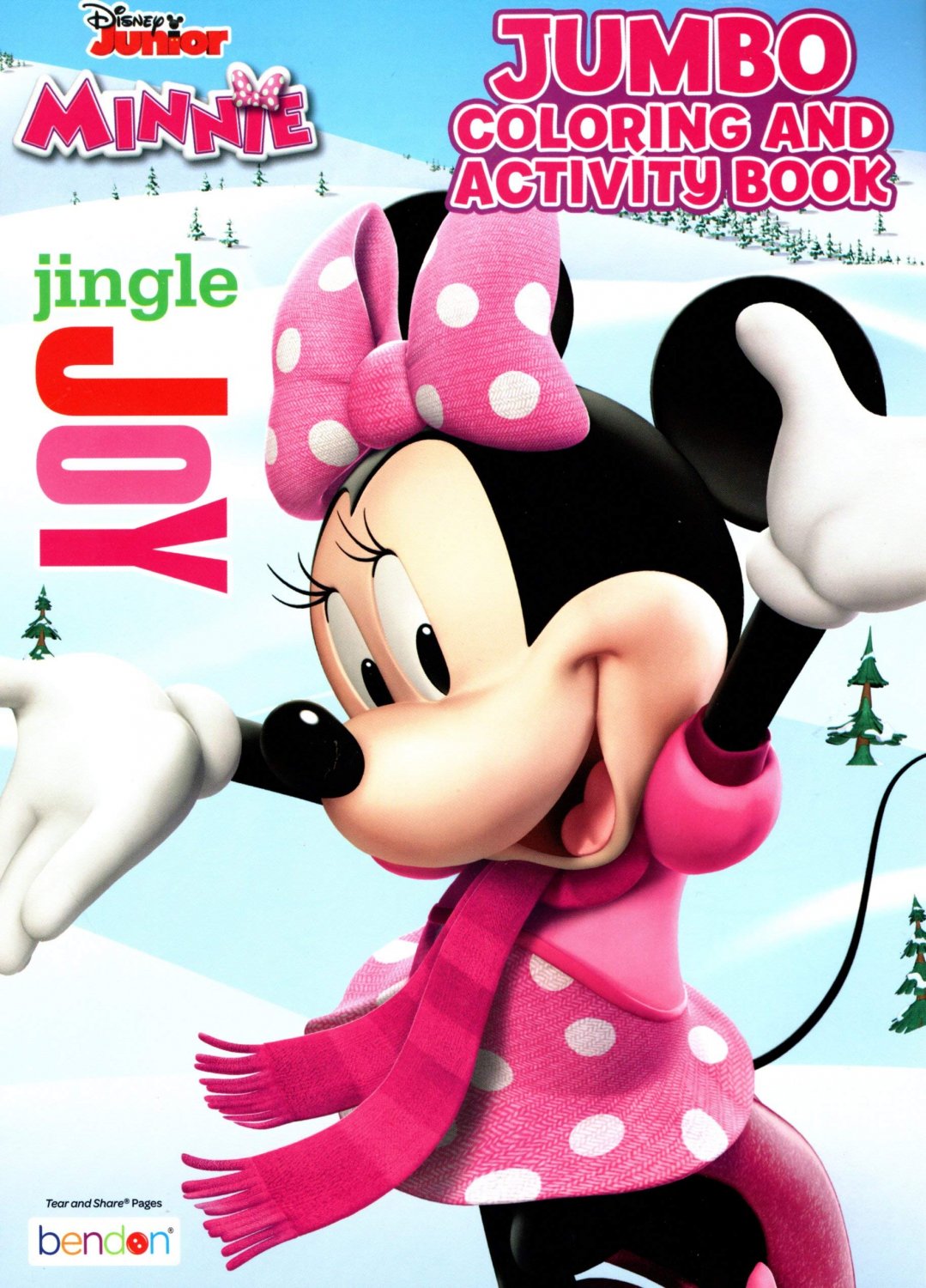 Disney Junior Minnie - Christmas Edition Holiday - Jumbo Coloring ...