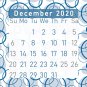 2020 CD-Style 12 Months Desk Calendar Planner (Geometric #2)