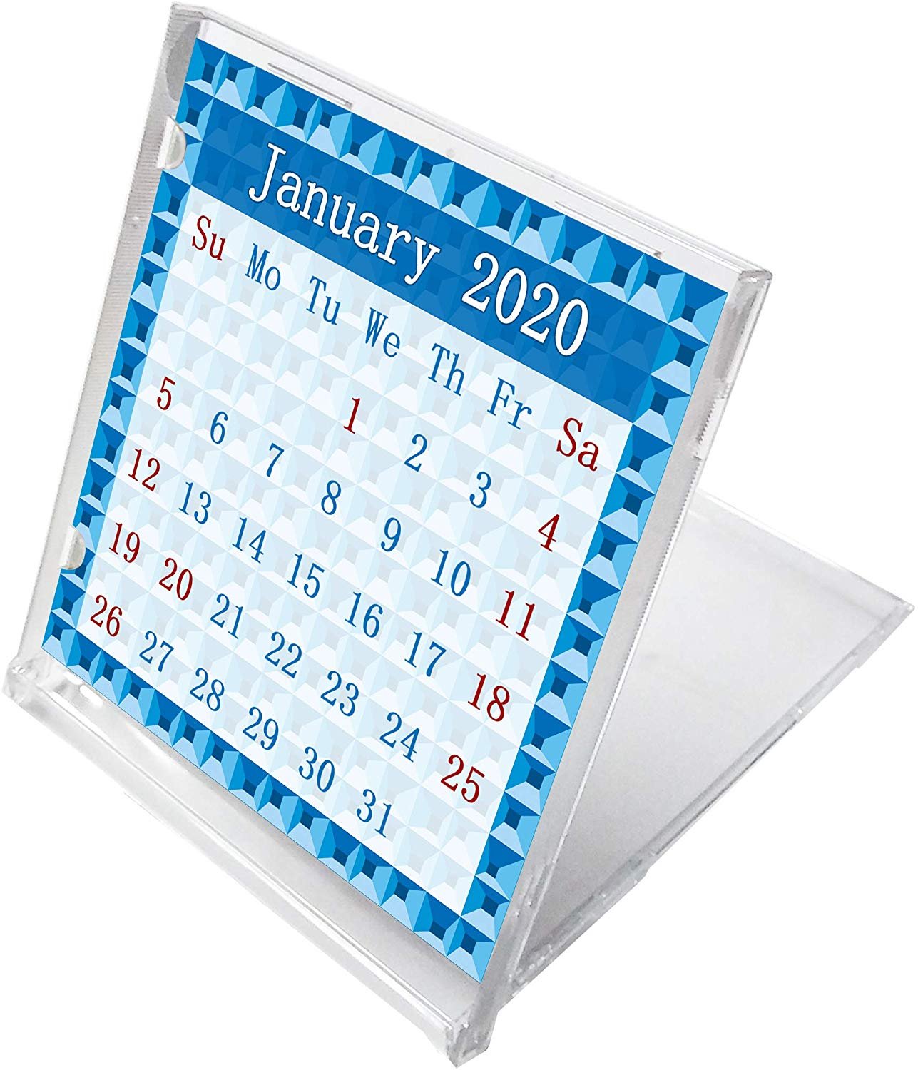 2020 CD-Style Desk Calendar 12 Months Calendar/Planner / (Edition #12)
