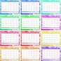 2020 Monthly Magnetic/Desk Calendar/Wall Calendar / - 12 Months Planner - (Edition #24)