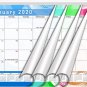 2020 Monthly Magnetic/Desk Calendar/Wall Calendar / - 12 Months Planner - (Edition #24)