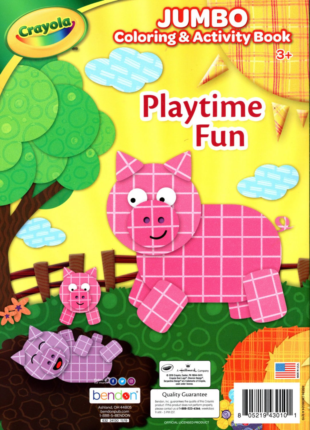 Crayola - Jumbo Coloring & Activity Book - Playtime Fun