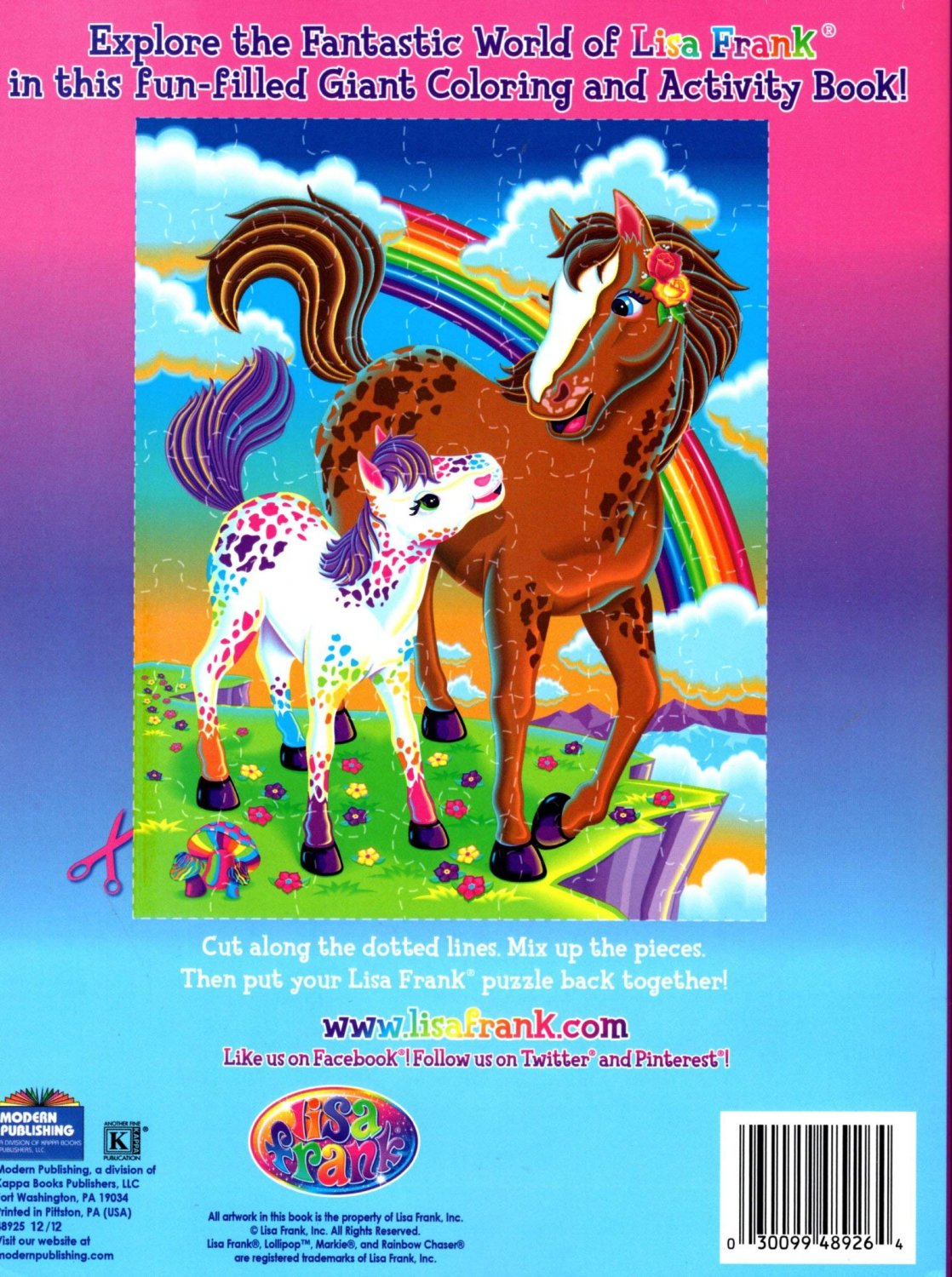 Download Lisa Frank - Giant Coloring & Activity Book - Together Forever