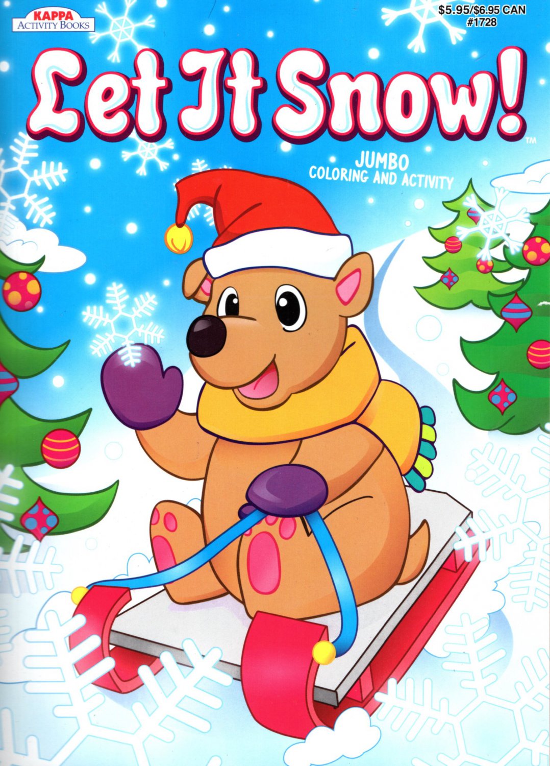 Christmas Edition Holiday - Jumbo Coloring and Activity Book - Let it Snow