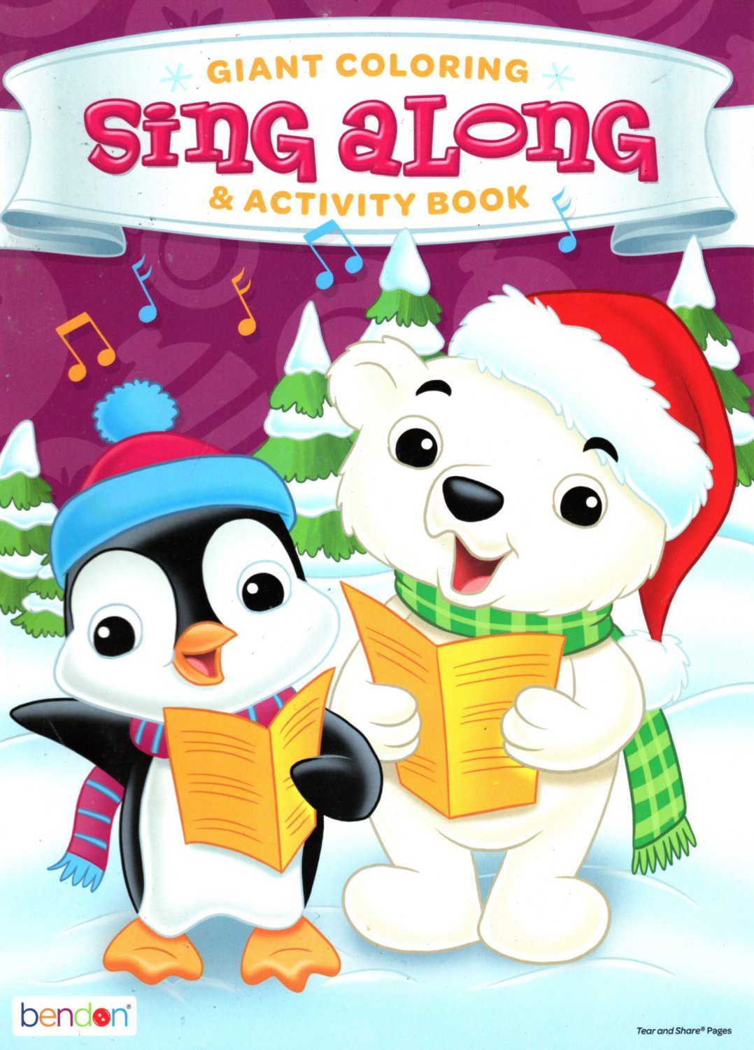Christmas Edition Holiday - Giant Coloring and Activity Book - Sing Along
