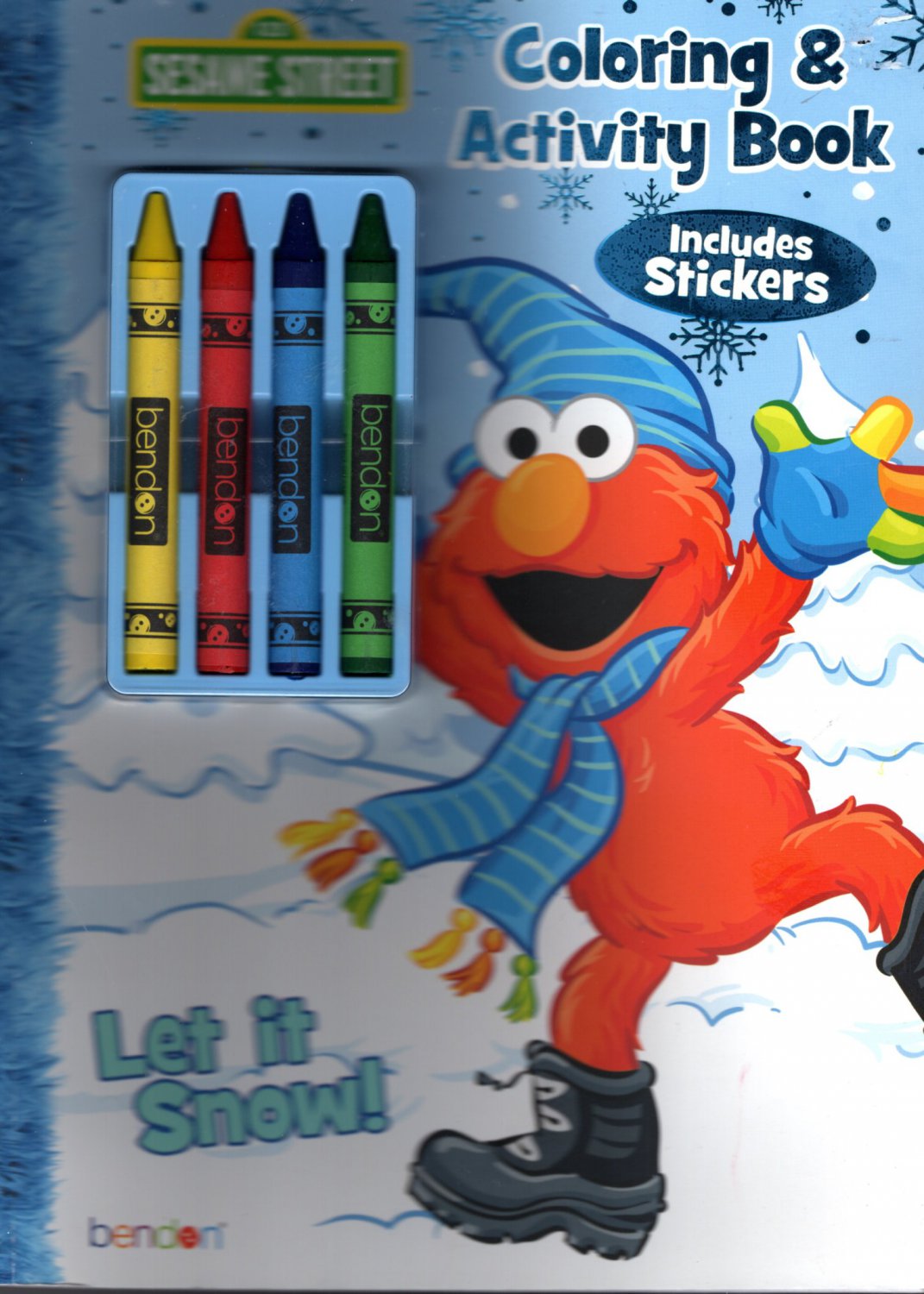 Sesame Street - Christmas Edition Holiday - Coloring & Activity Book - Includes Stickers