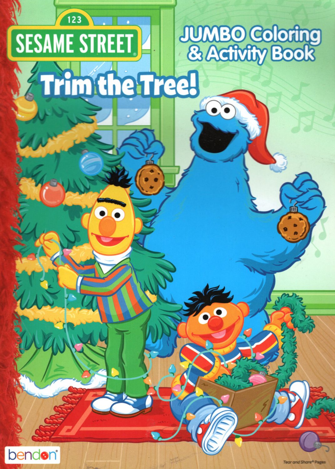 Sesame Street - Christmas Edition Holiday - Jumbo Coloring & Activity ...