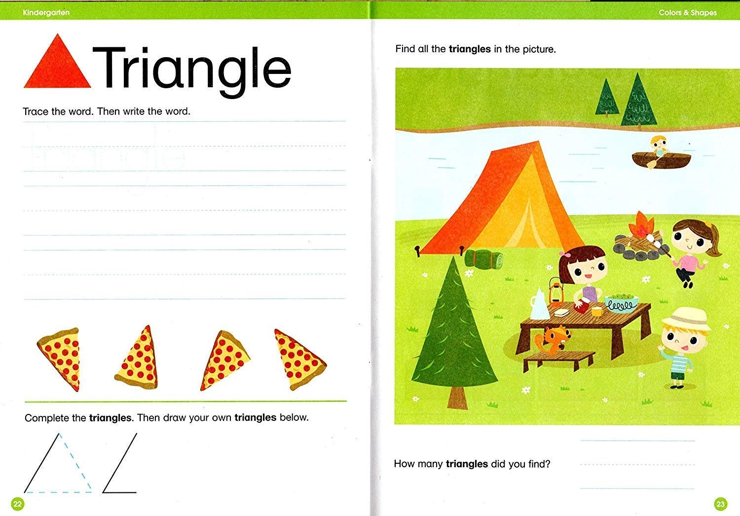 Good Grades Kindergarten Educational Workbooks Colors & Shapes - V2