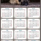 2020 Magnetic Calendar - Calendar Magnets - Today is My Lucky Day - Dog Themed 2