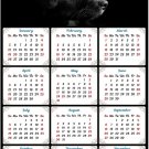 2020 Magnetic Calendar - Calendar Magnets - Today is My Lucky Day - Dog Themed 5