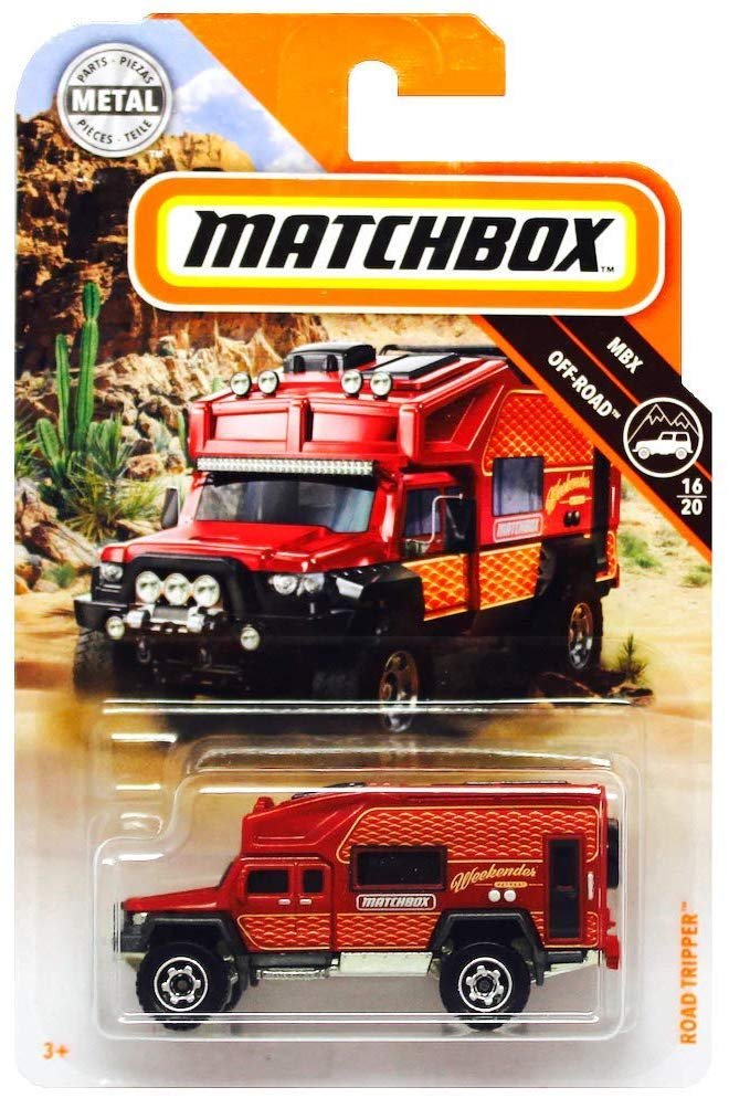 Matchbox 2019 MBX Off-Road Road Tripper (Camper) 70/100, Red