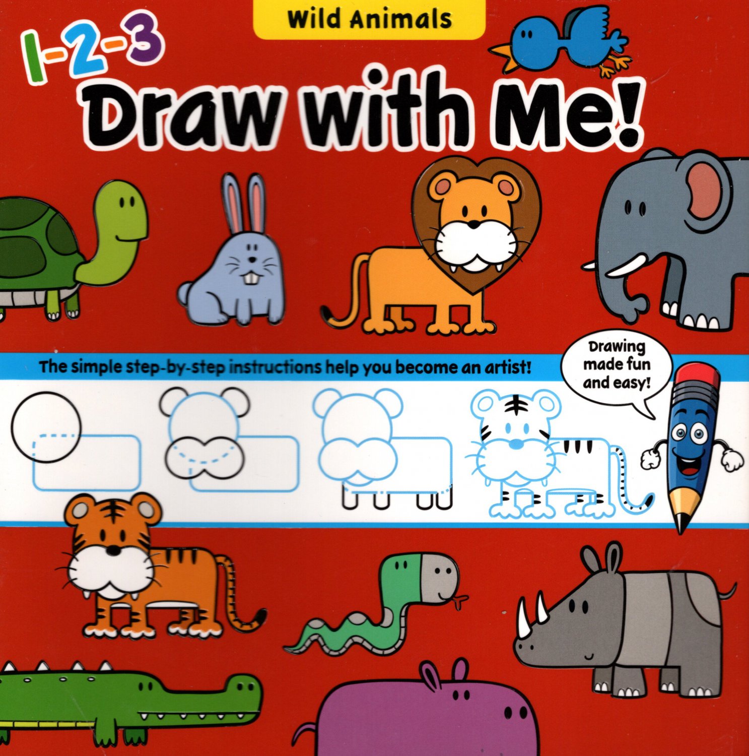 Flying Frog Wild Animals 123 Draw with Me!
