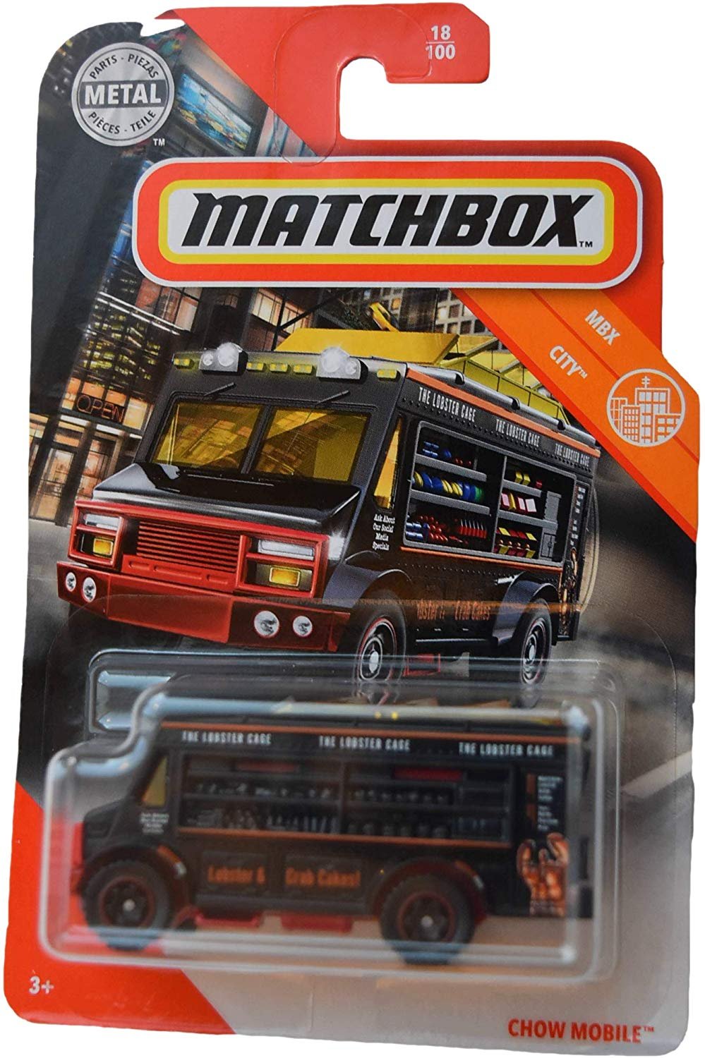 Matchbox City Series Chow Mobile 18/100, Black