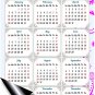 2020 Magnetic Calendar - Calendar Magnets - Today is My Lucky Day - Edition #TN04