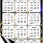 2020 Magnetic Calendar - Calendar Magnets - Today is My Lucky Day - Edition #TN05