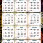 2020 Magnetic Calendar - Calendar Magnets - Today is My Lucky Day - Edition #TN07
