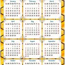 2020 Magnetic Calendar - Calendar Magnets - Today is My Lucky Day - Edition #TN010