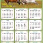 2020 Magnetic Calendar - Calendar Magnets - Today is My Lucky Day - Horses Edition #003