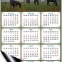 2020 Magnetic Calendar - Calendar Magnets - Today is My Lucky Day - Horses Edition #004