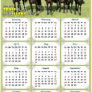 2020 Magnetic Calendar - Calendar Magnets - Today is My Lucky Day - Horses Edition #006