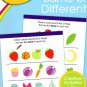 Crayola - Same or Different - Pre K-K Preschool Learning Educational Activity Workbook