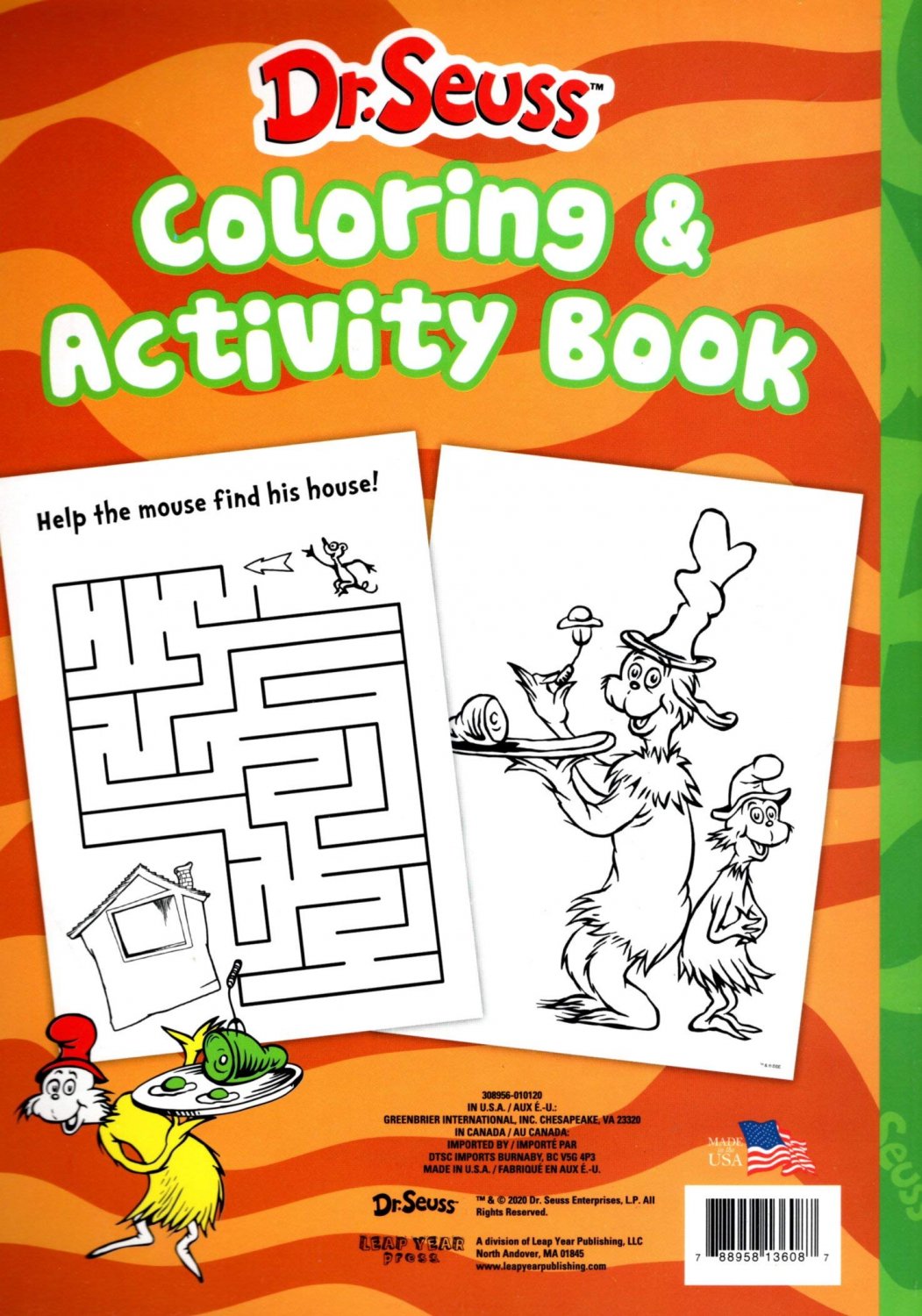 Dr. Seuss Coloring & Activity Book Green Eggs and Ham!