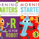 PRE-K & Kindergarten - Morning Starters Educational Workbooks - Set of 2 Books
