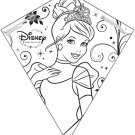 X Kites Princess Color-Me-Kite - 26 Inches Tall by Disney