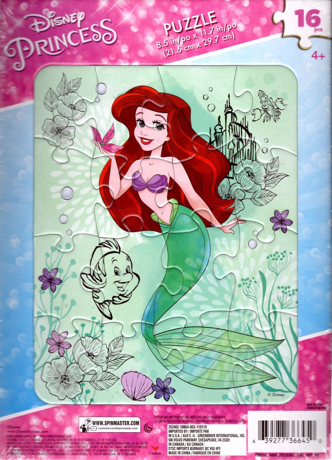 disney princess wooden puzzle