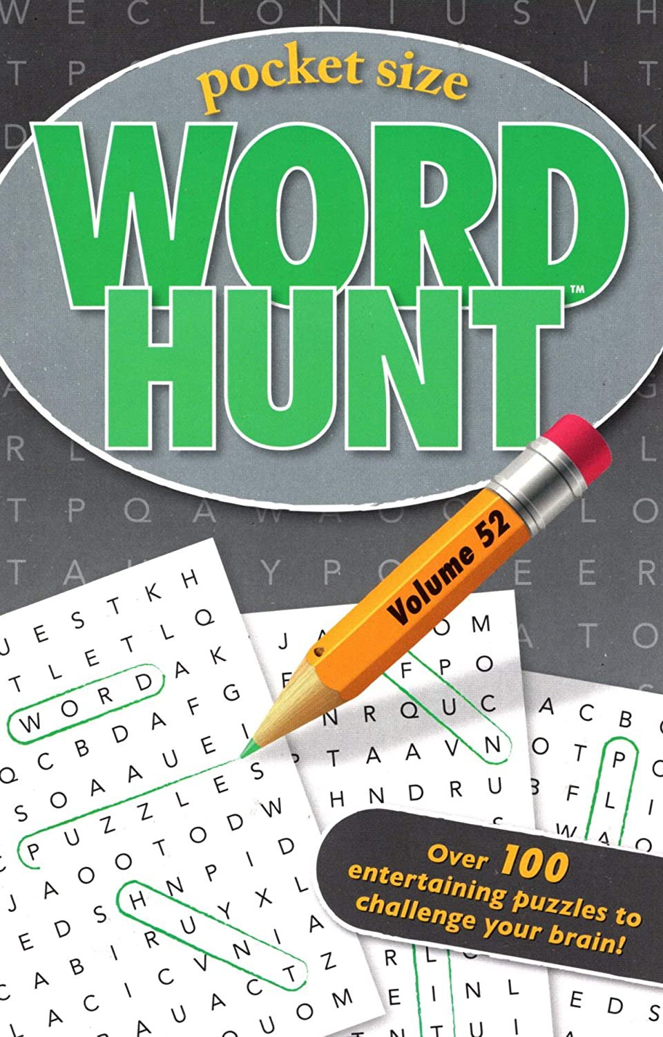 Word Hunt - All New Puzzles - (Pocket Size) - Vol. 52