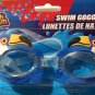 Splash-N-Swim - 22.5"x18.5" Swimming Ring + Swim Goggles - Swim Time Fun! (2 Pack) -v1