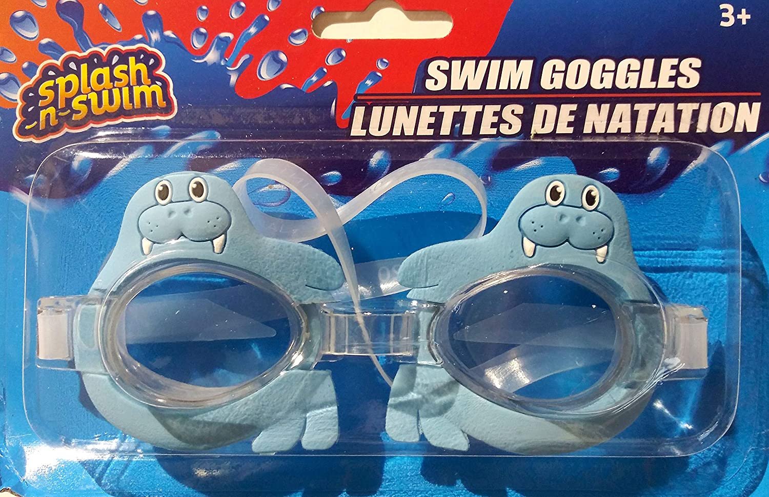 Splash N Swim 265 Swimming Ring Swim Goggles Swim Time Fun 2 Pack V7 