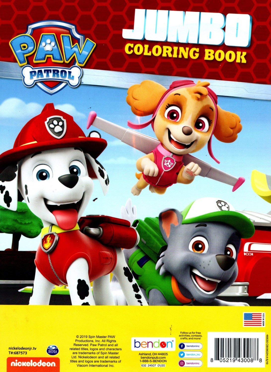 Paw Patrol Jumbo Coloring & Activity Book Best Pups Ever