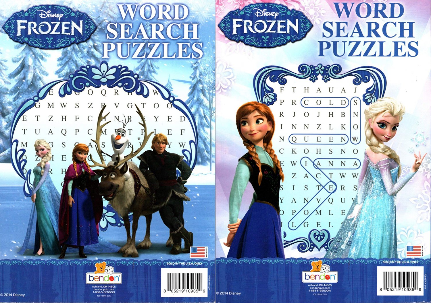 disney frozen word search