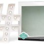 American Crafts Letters Hashtag, White