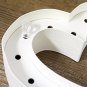 American Crafts Letters Hashtag, White