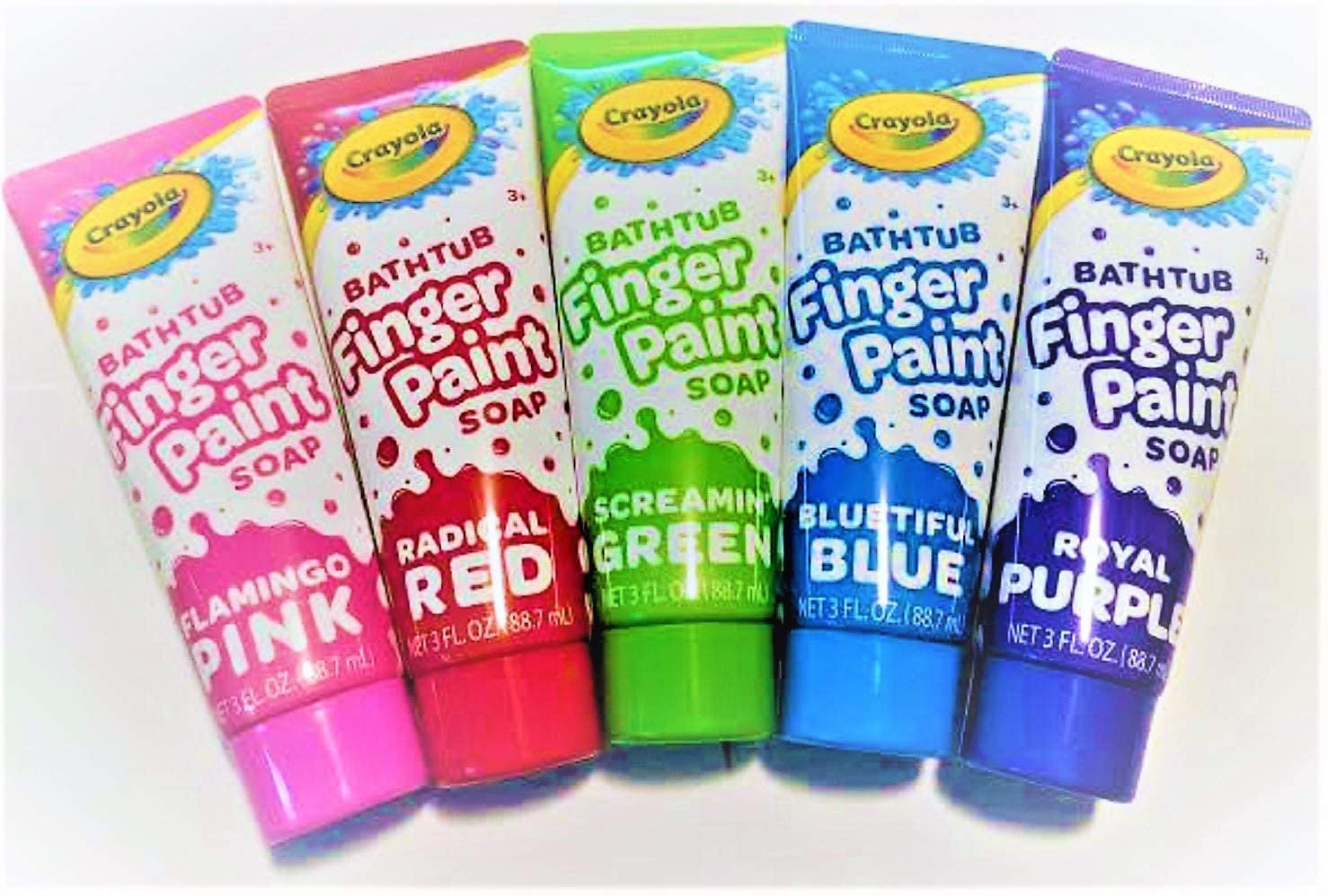 Crayola Bathtub Finger Paint Soap 5 Pack New Vibrant Colors