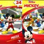 Disney Junior Mickey - 24 Piece Jigsaw Puzzle - (Set of 2)