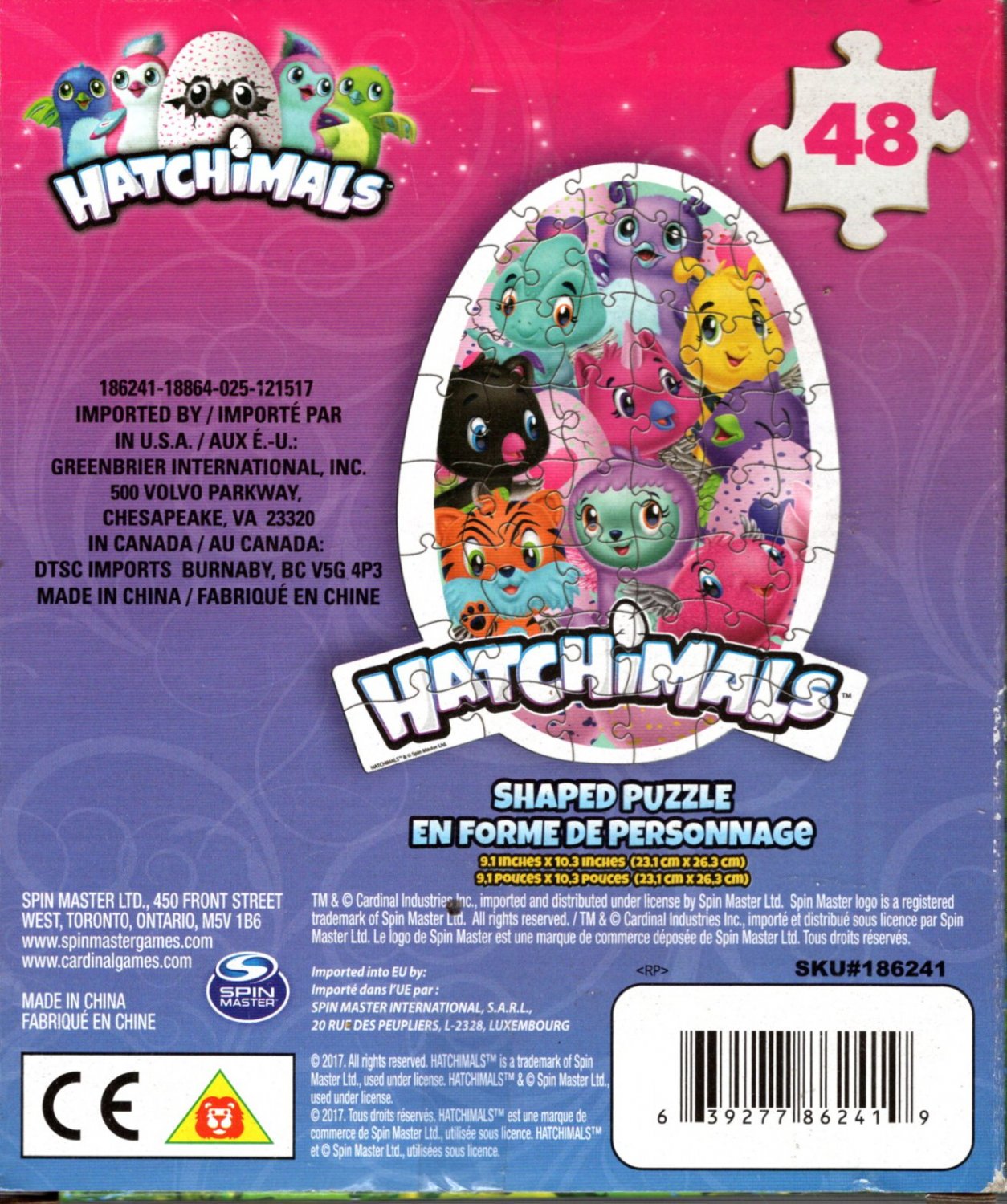 hatchimals 48 piece puzzle