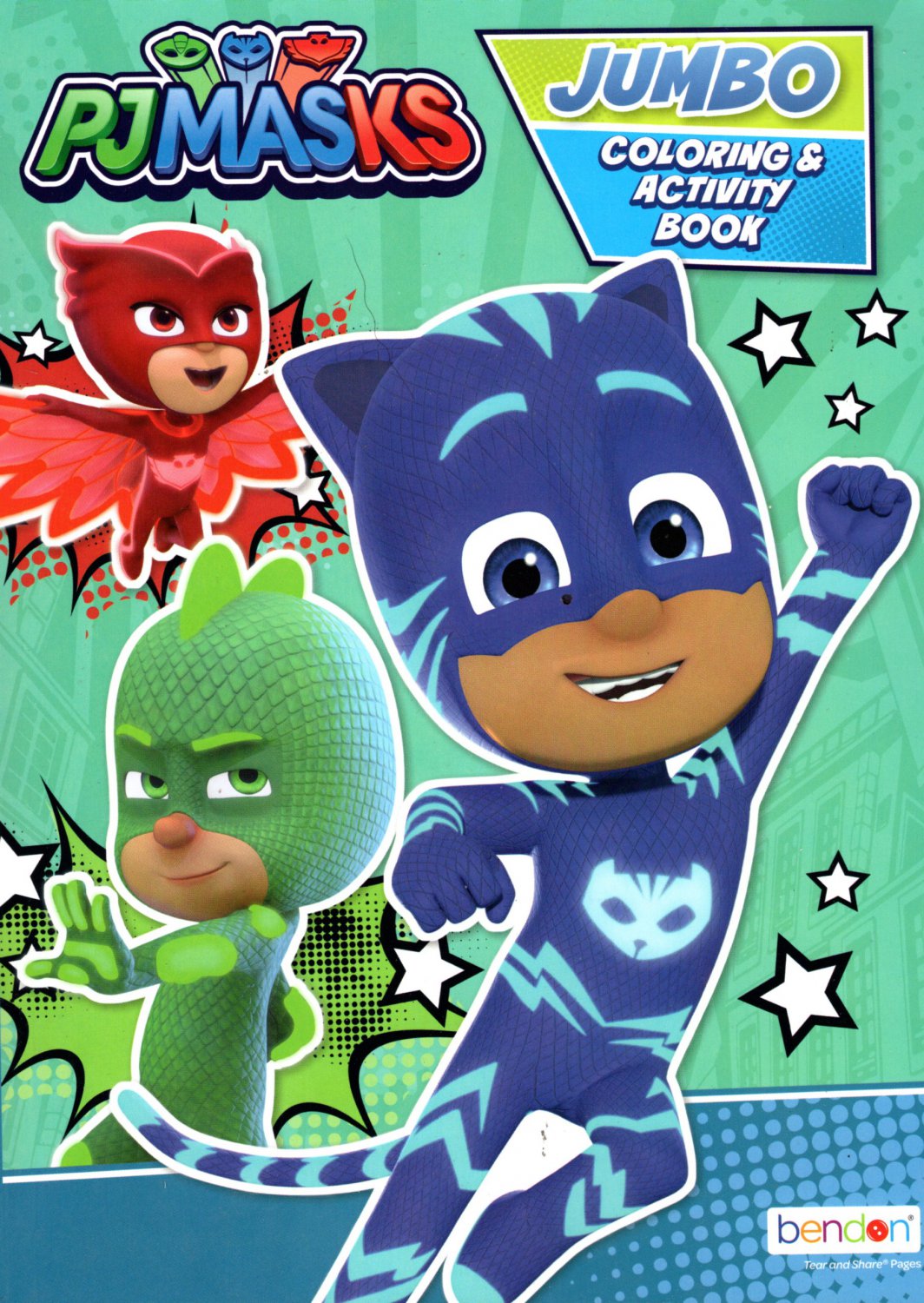 PJ Masks Jumbo Coloring & Activity Book