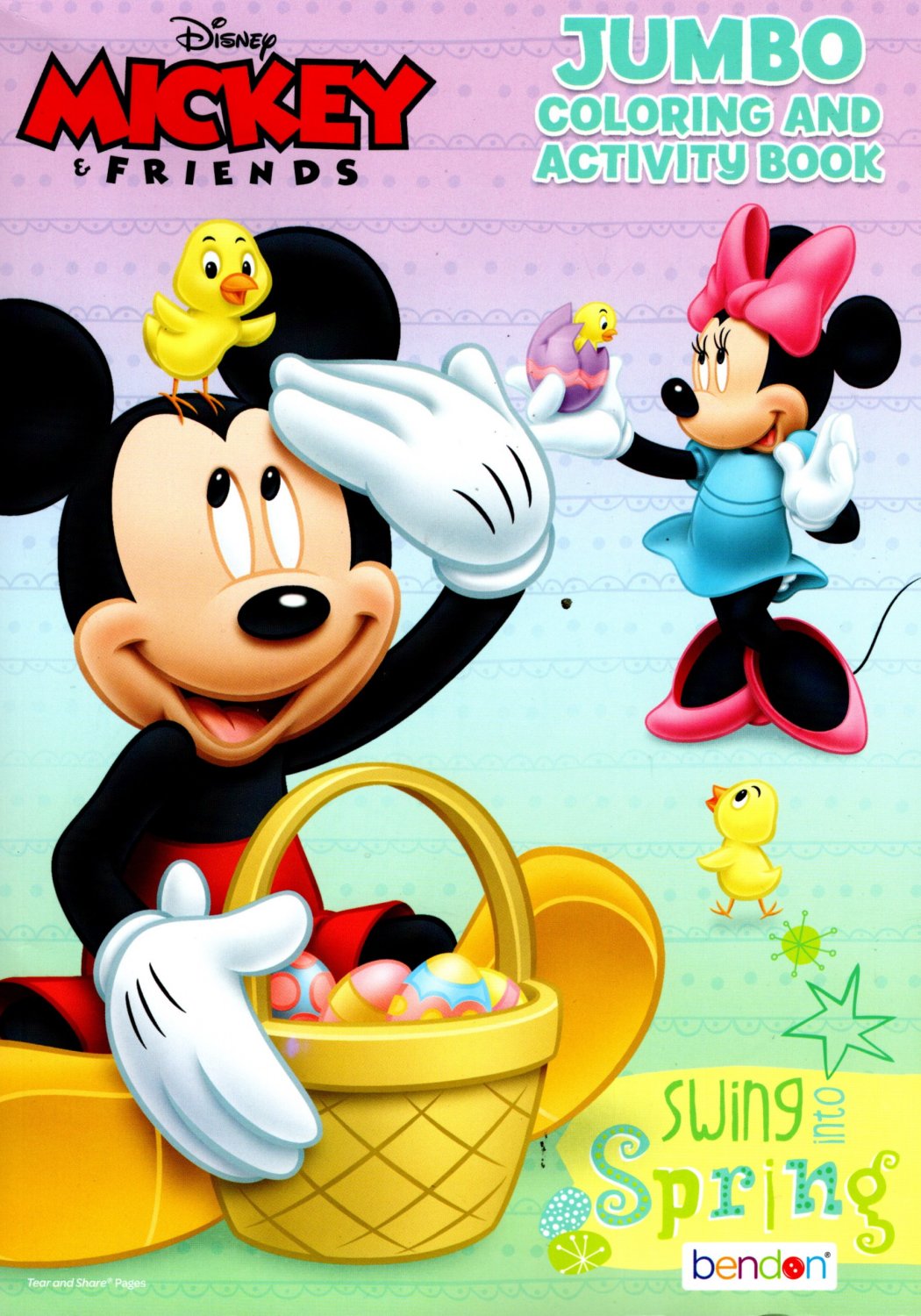 Disney Mickey Friends - Swing into Spring - Jumbo Coloring & Activity Book