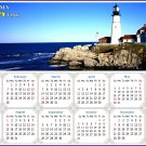2021 Magnetic Calendar - Today is My Lucky Day - (Portland Lighthouse View)