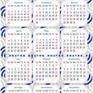 2021 Magnetic Calendar - Calendar Magnets - Today is My Lucky Day - Themed 08 (5.25 x 8)