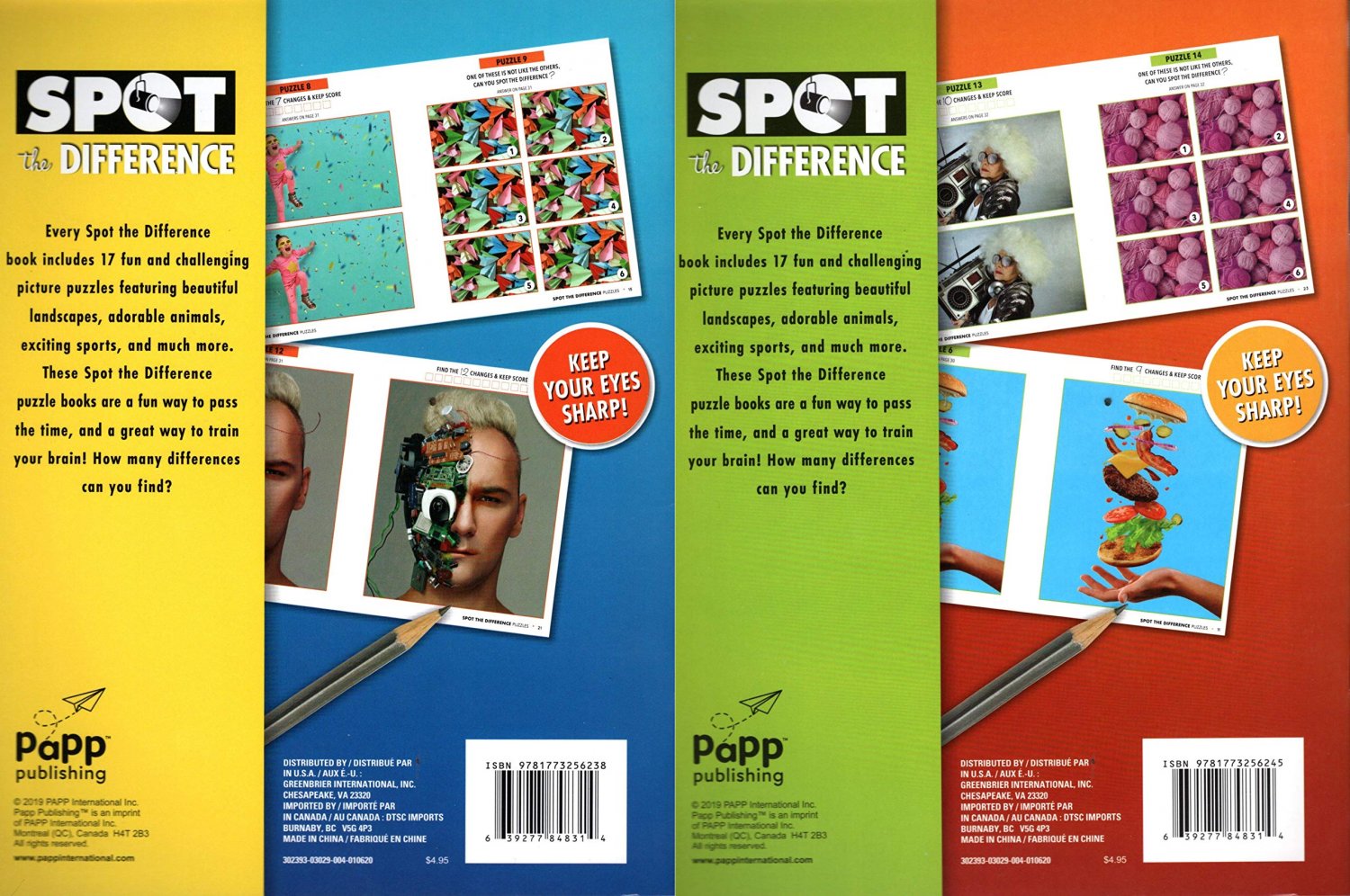 Spot the Difference - Picture Puzzles Book (Set of 2 Book) - v1