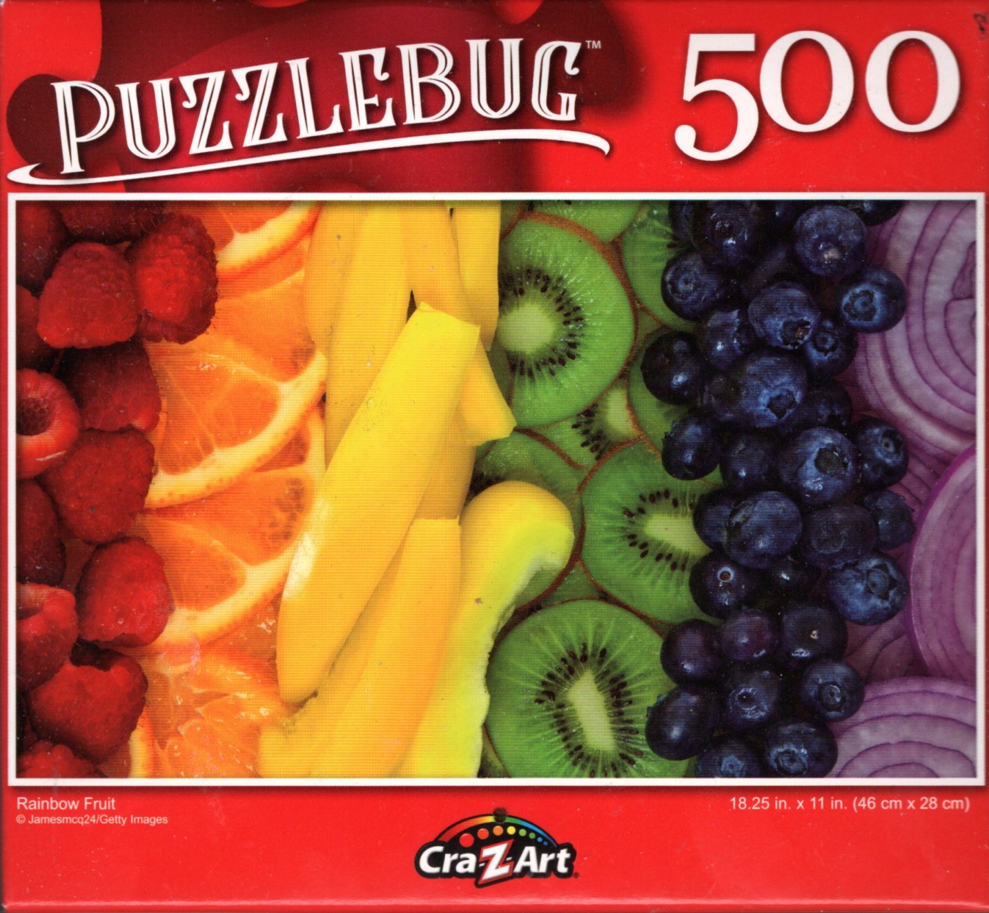 Rainbow Fruit - 500 Pieces Jigsaw Puzzle